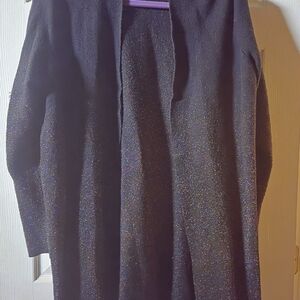Elegant Black Women's Cardigan Jacket